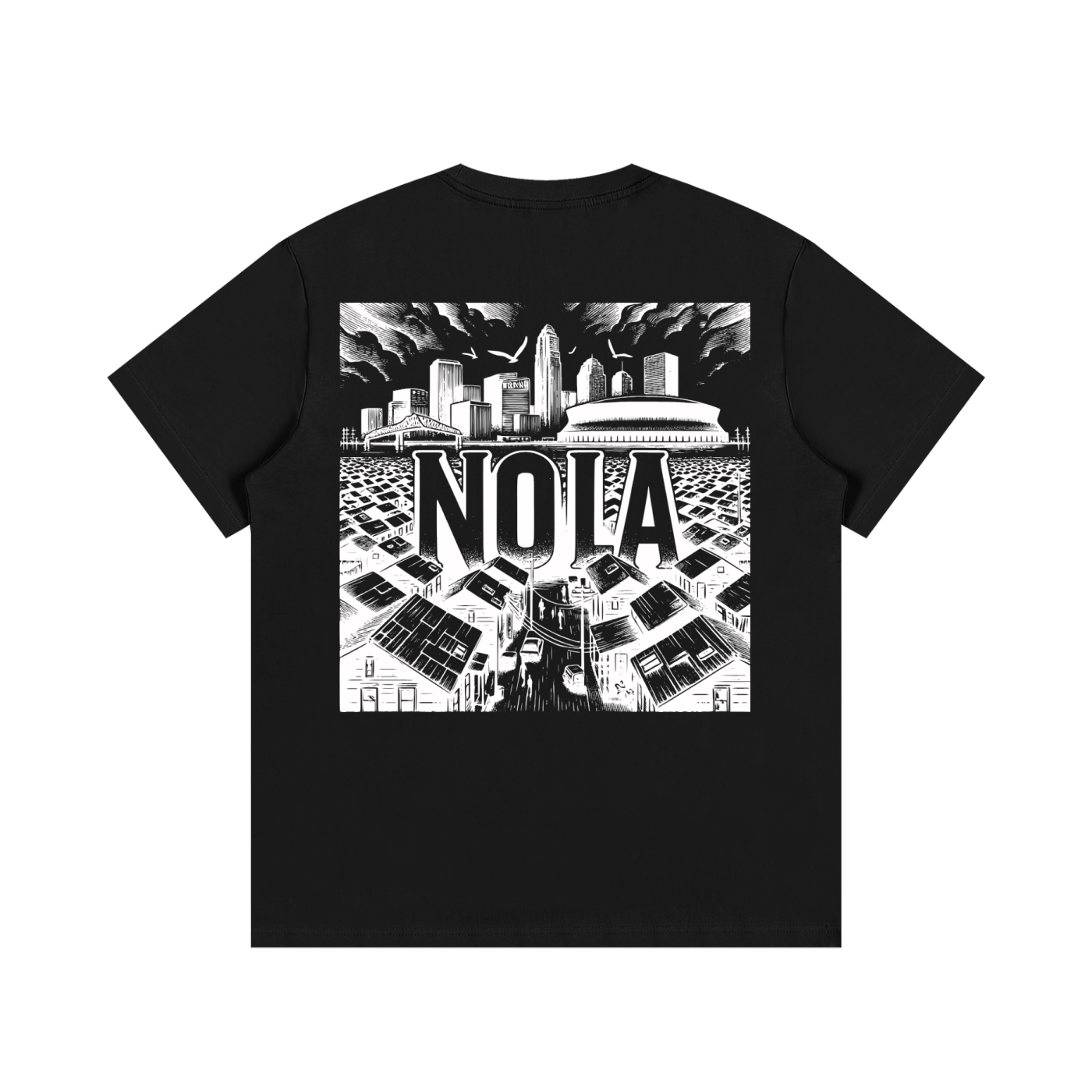 NOLA "OLD CITY" TEE WHT
