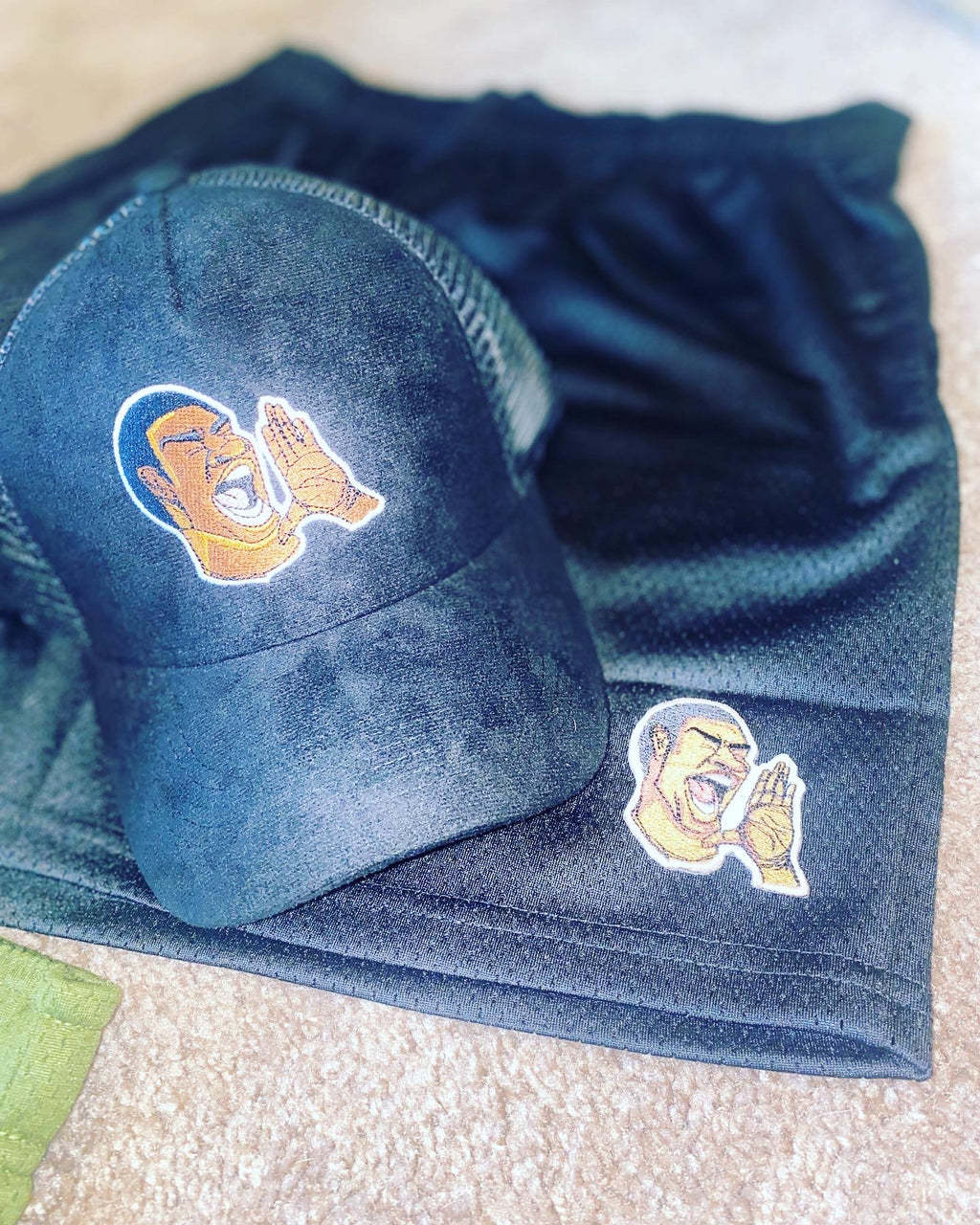 NOLA "Waaahhhh!" Suede Trucker Hats