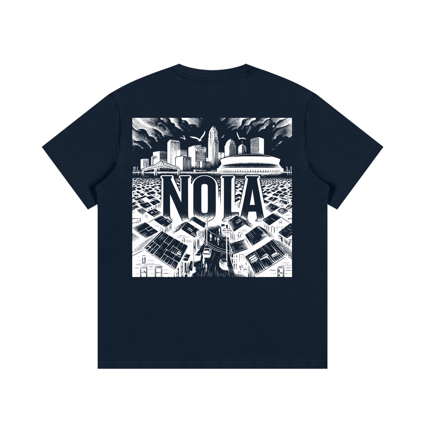 NOLA "OLD CITY" TEE WHT