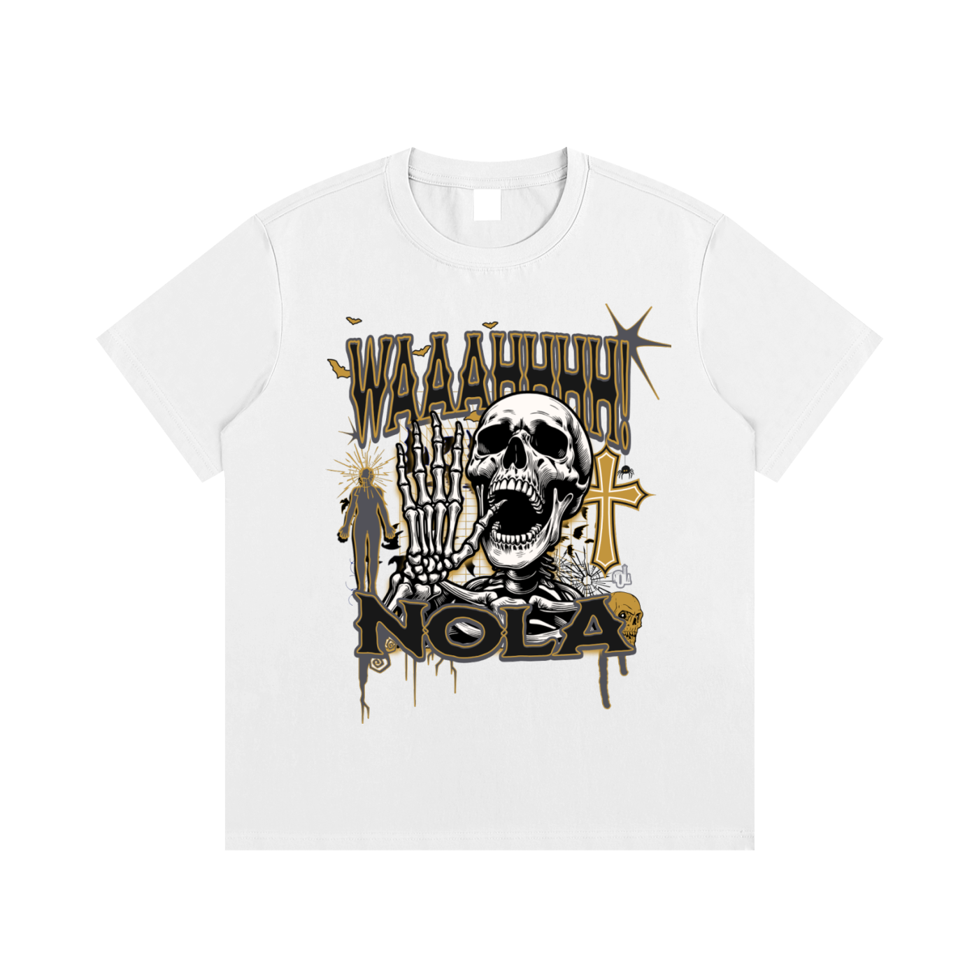 WAAAHHHH "UNDEAD" TEE BLKGLD
