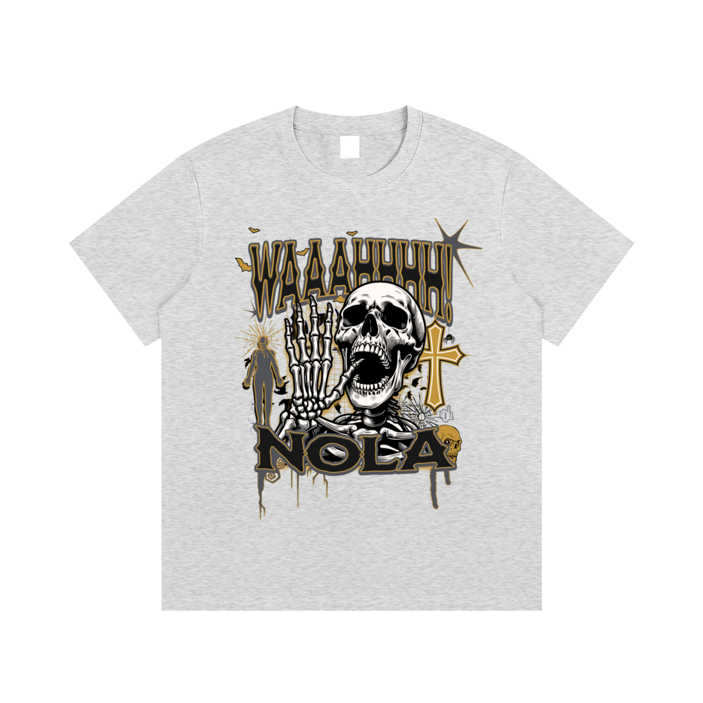 WAAAHHHH "UNDEAD" TEE BLKGLD