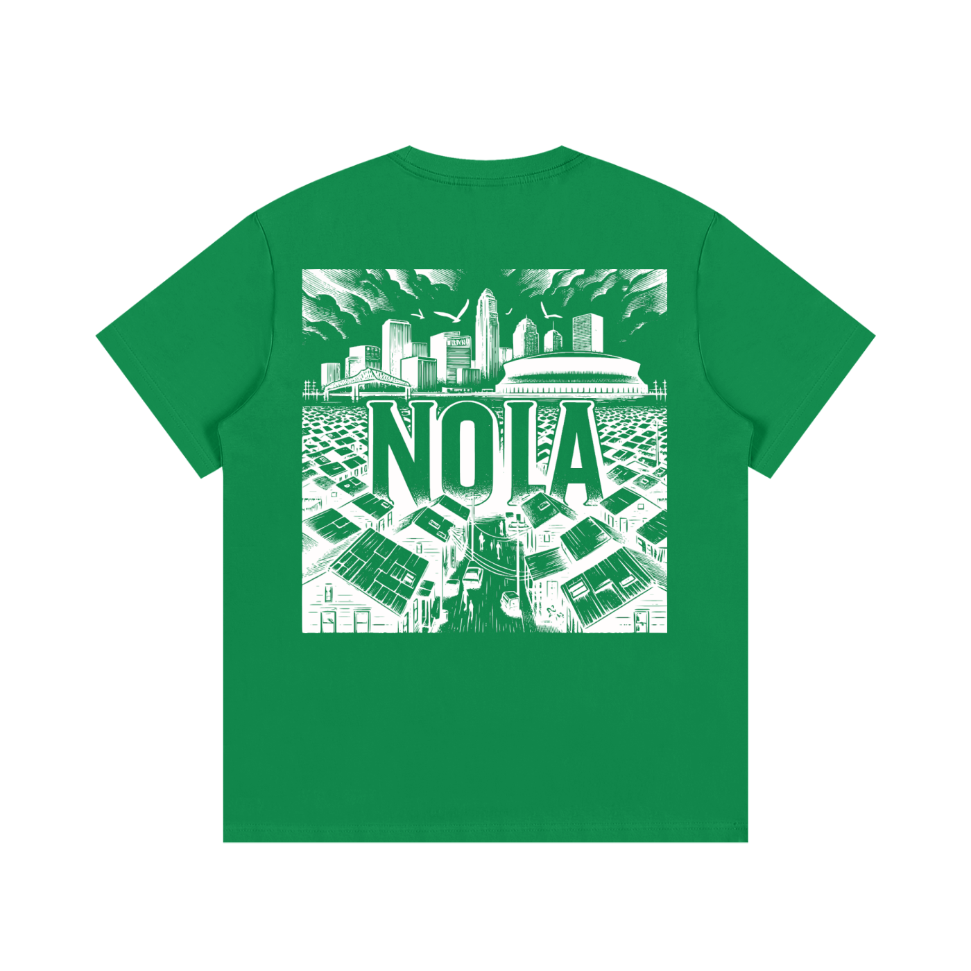 NOLA "OLD CITY" TEE WHT