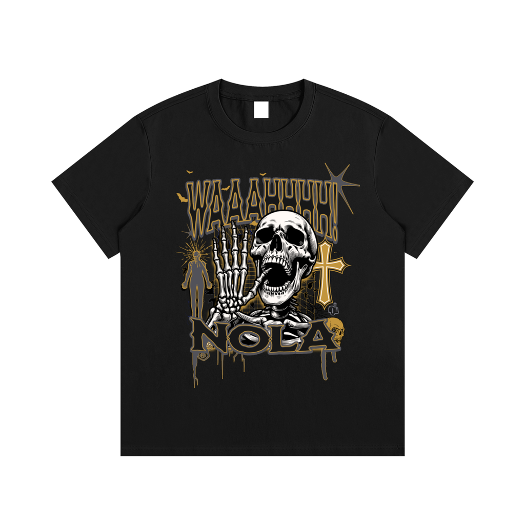 WAAAHHHH "UNDEAD" TEE BLKGLD