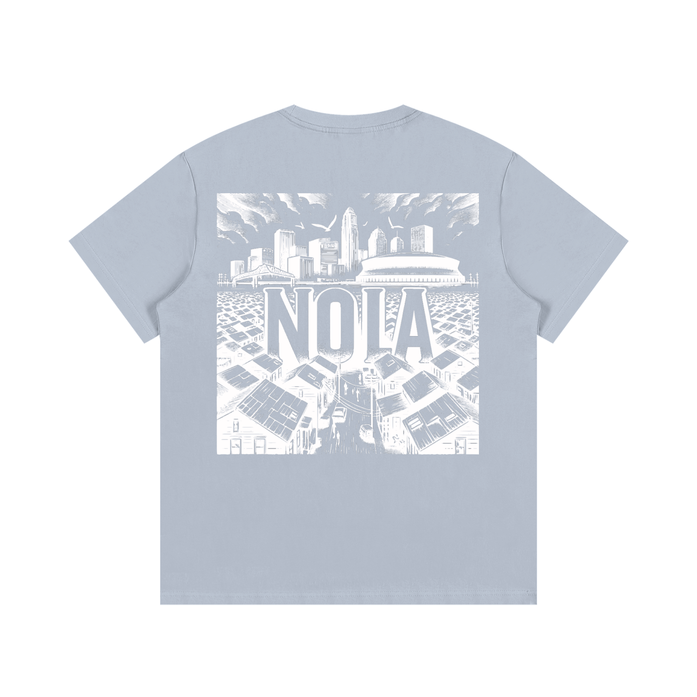 NOLA "OLD CITY" TEE WHT