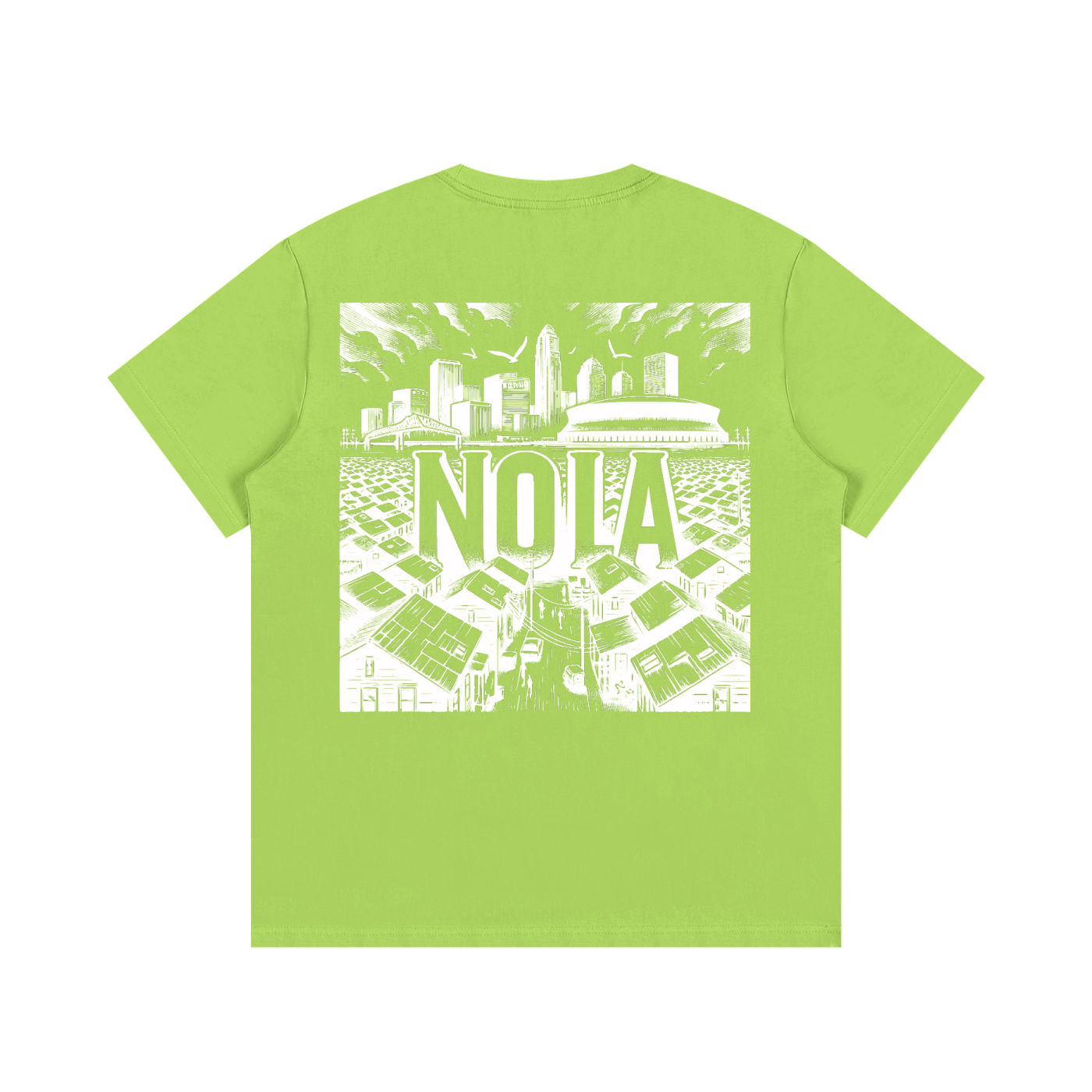 NOLA "OLD CITY" TEE WHT