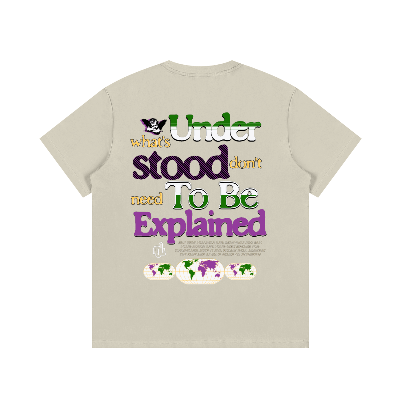 NOLA "NO EXPLANATION" TEE MARDI GRAS