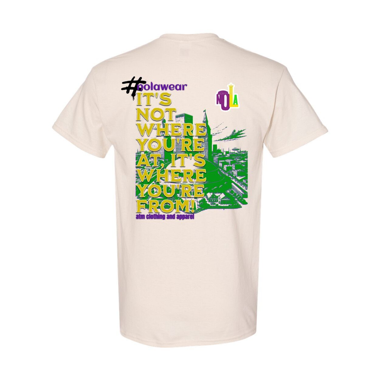 NOLA "WHERE YA FROM" Tee
